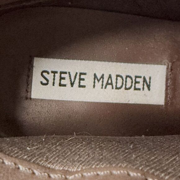 Steve Madden Ohio Size 10M Suede Ankle Booties Fringe Western Cowgirl Boho Boots - Picture 6 of 9